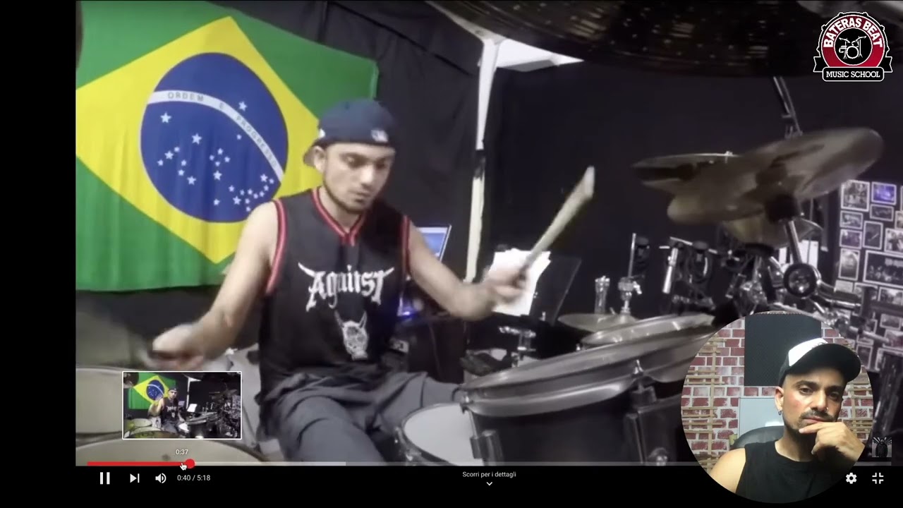 ICED EARTH: Vi spiego cosa ho suonato nel pezzo THE END  - lezione di batteria - Raphael Saini