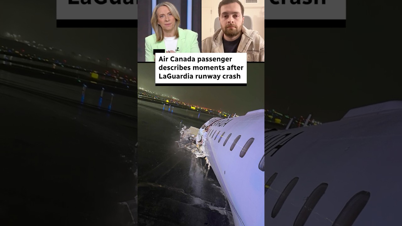 Pasażer opisuje katastrofę na pasie startowym LaGuardia