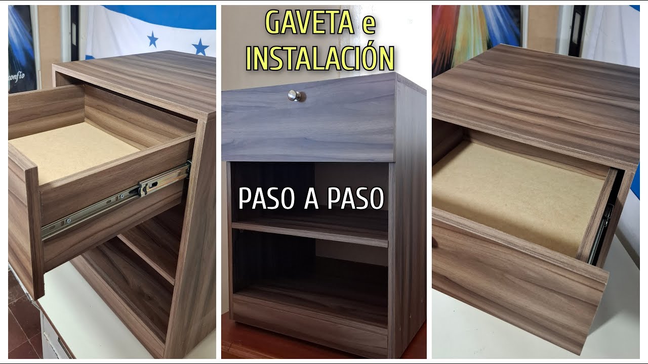 Cómo Hacer e Instalar una GAVETA (Rieles Telescópicos) PASO A PASO