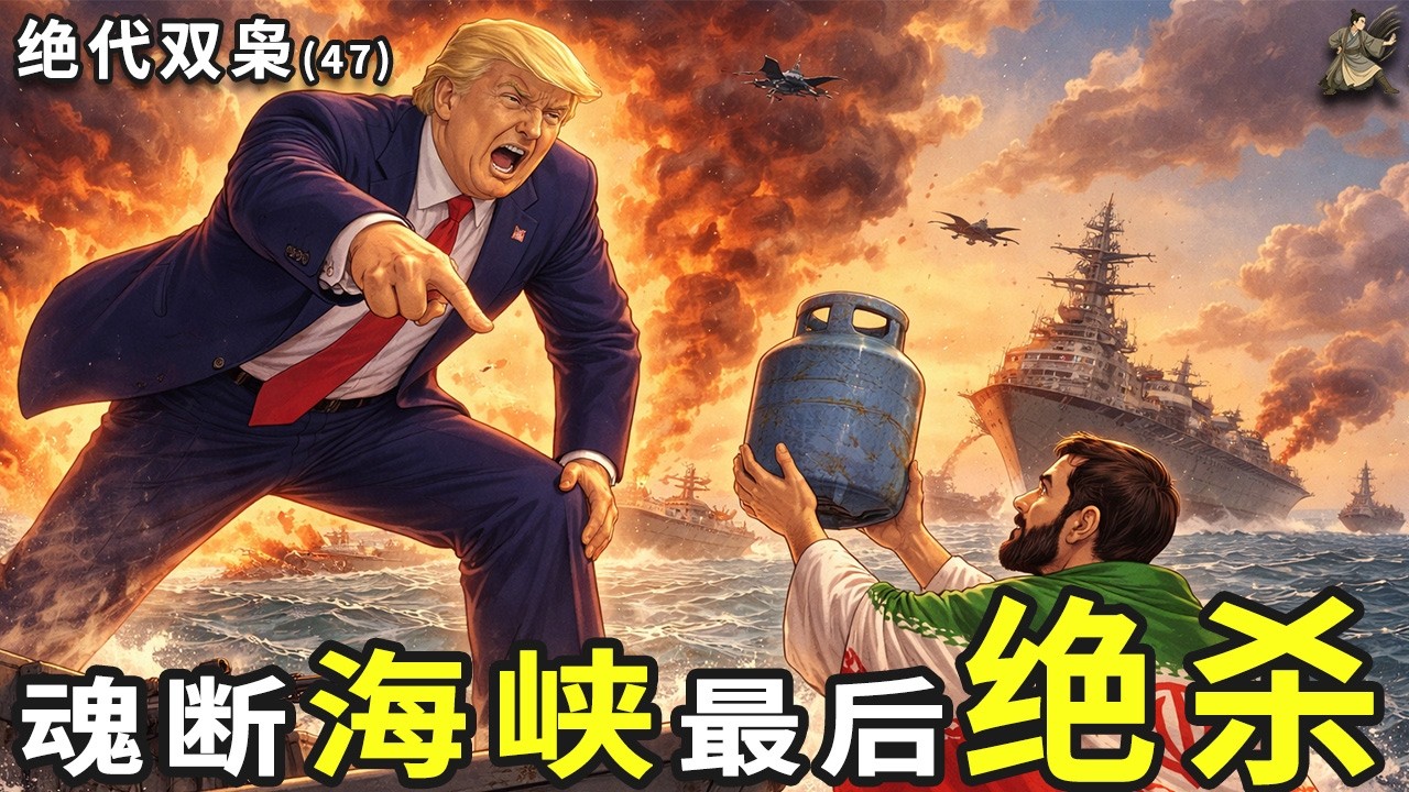 《绝代双枭》第47集：《绝杀》 ～ 魂断海峡，最后绝杀！～新三国演义动画连续剧 | 川普 | 习近平 | 伊朗 | 霍尔木兹海峡