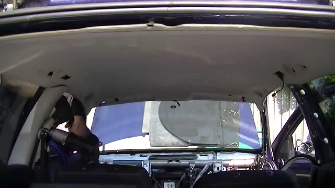 Снятие обивки потолка VW Golf Mk4