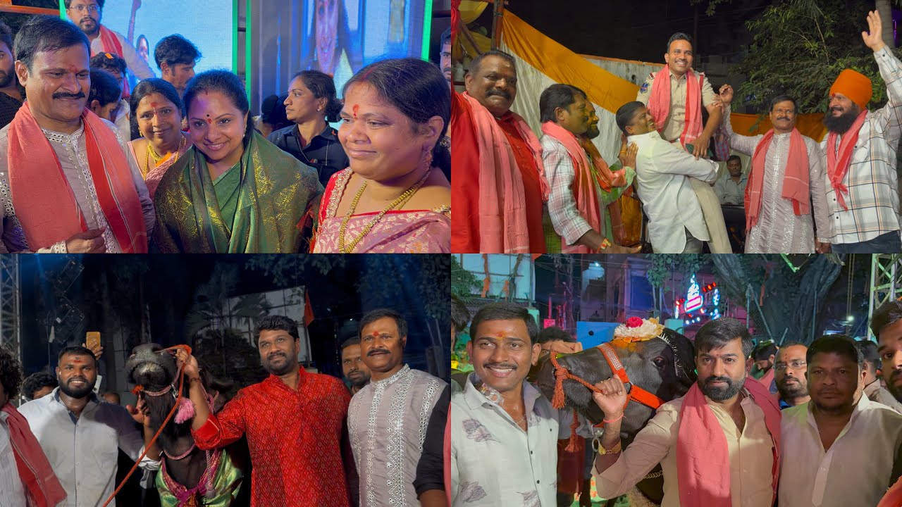 Kalvakuntla Kavitha at MALAKPET KORIVIS FAMILY 8TH SADAR SAMMELANAM 2025 | Talasani Sai Kiran Yadav 