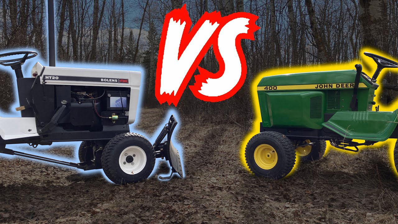 John Deere 400 VS Bolens HT20