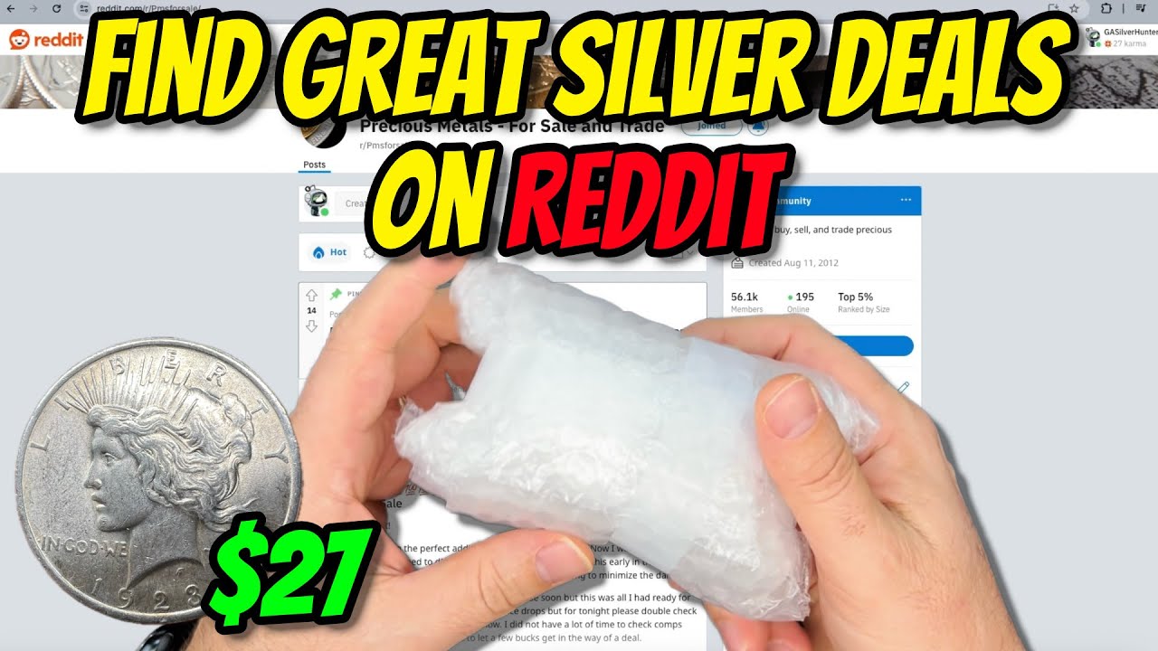 My FIRST Silver Purchase on REDDIT!  How to Buy on Reddit and How to Buy Saftely
