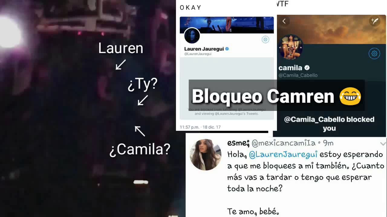 ¿Beso Tyren o Camren en el concierto de Kehlani? | Las Camren bloquean a fan por jugarle al vergas