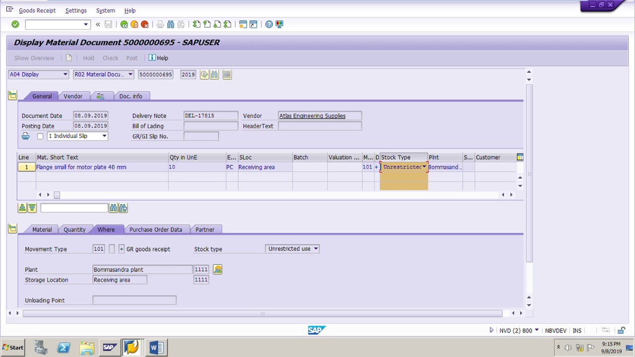 How to cancel Goods Receipt Material Document in SAP MM ECC6/S4 Hana