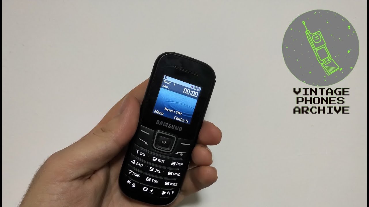 Samsung GT-E1200i Mobile phone menu browse, ringtones, games, wallpapers