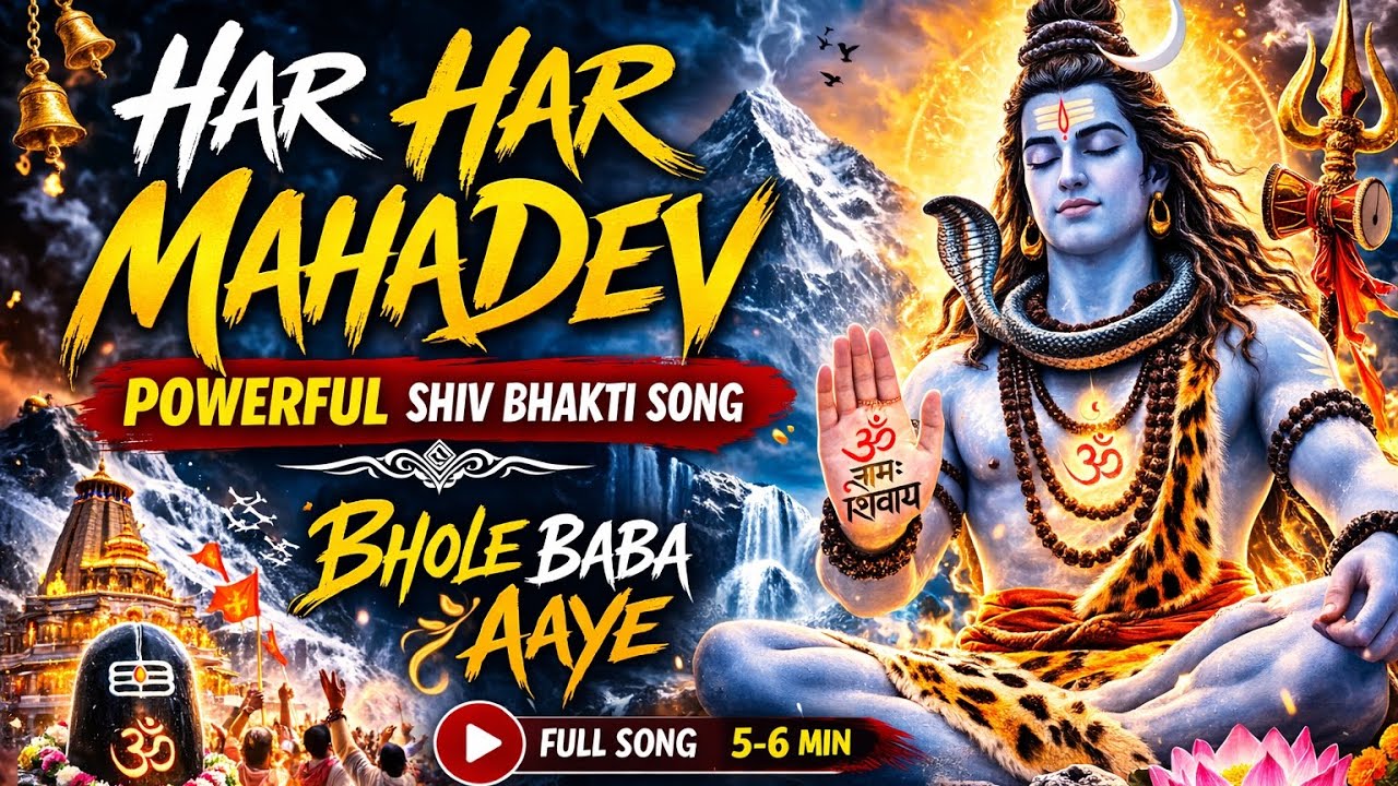 Har Har Mahadev 🔱 | हर हर महादेव शिव भजन | Powerful Mahadev Bhakti Song  2026 | Shiv DJ Remix