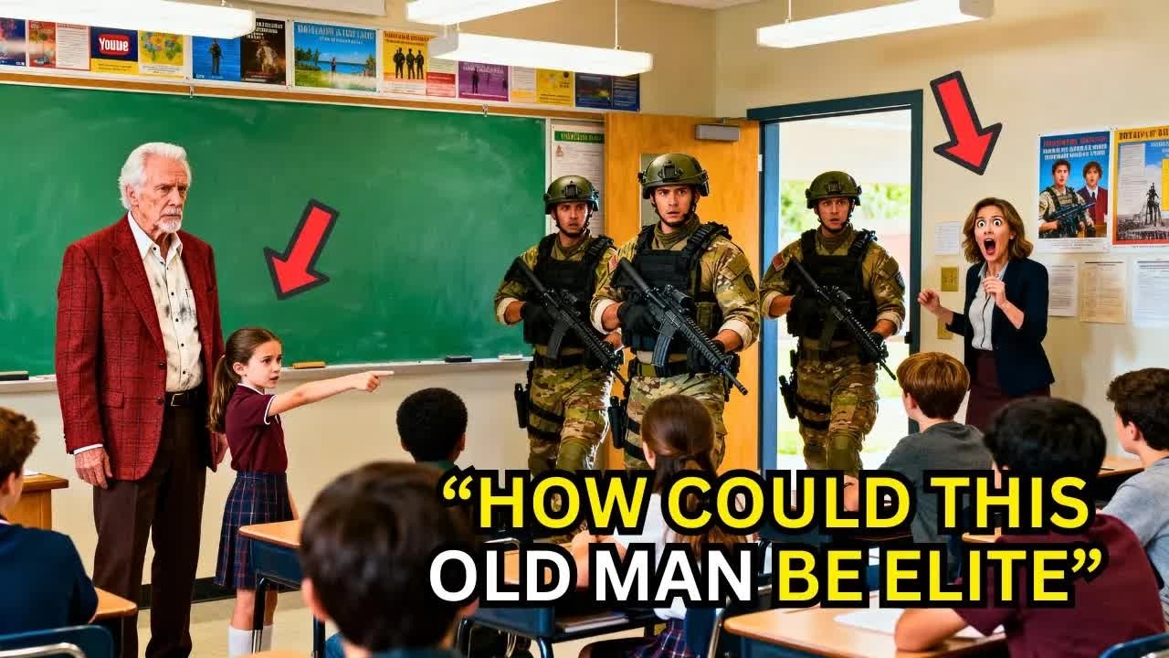 They Mocked the Girl for Saying Her Grandad Was a SEAL Legend — Then Froze When the Unit Walked