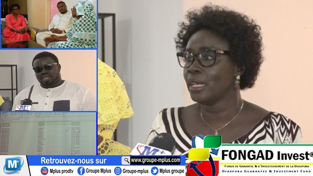Binta Diène DIOP vice présidente chargée des ventes du fongad-invest