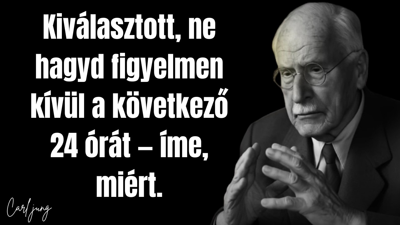 Kiválasztott, ne hagyd figyelmen kívül a következő 24 órát — íme, miért. – Carl jung