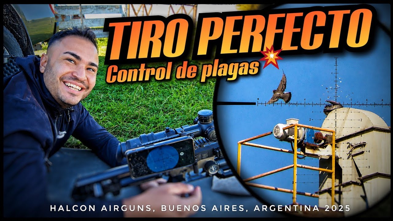 TIRO PERFECTO a 100 METROS con Rifle PCP! Ganamos un seguidor!!