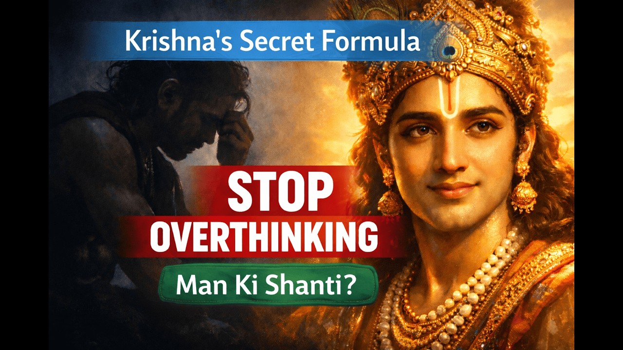 Anxiety & Overthinking ka Solution mil gaya  Krishna’s Message to Arjun | The Charioteer's Mind