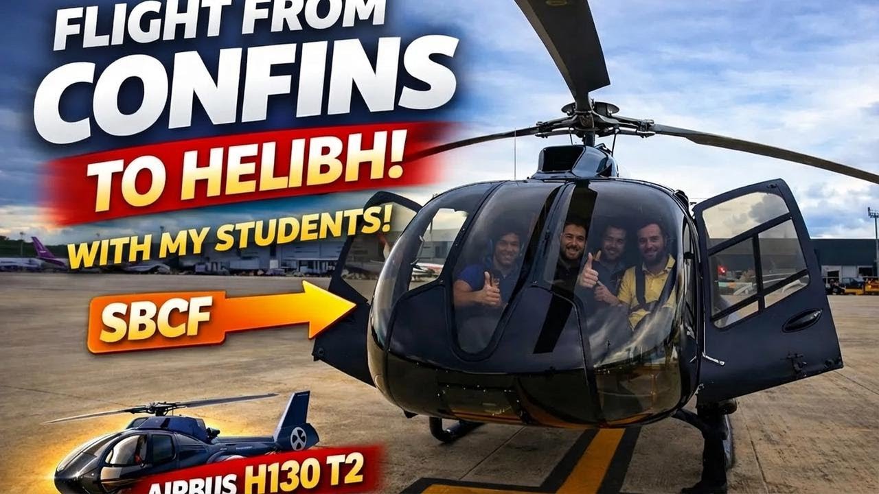 Flying from Confins to Helibh with my students—join us in the cockpit!