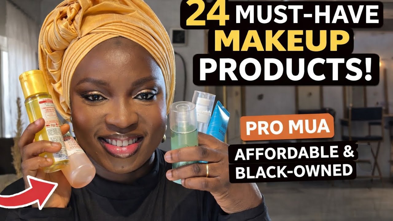 My 24 MOST USED MAKEUP PRODUCTS AS A PROFESSIONAL MAKEUP ARTIST | PRODUCTS I SWEAR BY 