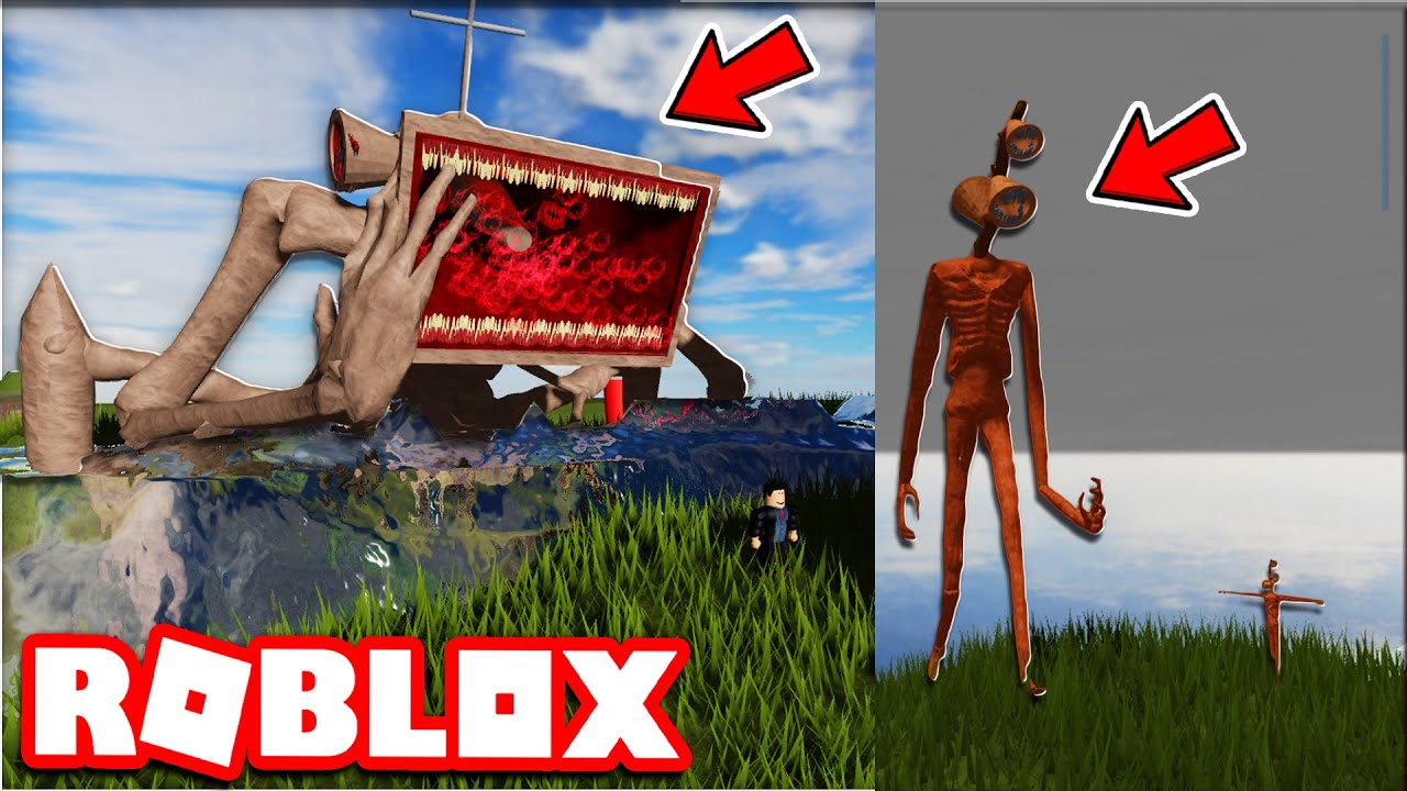 NEW TREVOR HENDERSON CREATURES ACCURATE G MOD SIREN HEADS IN ROBLOX Part 3!