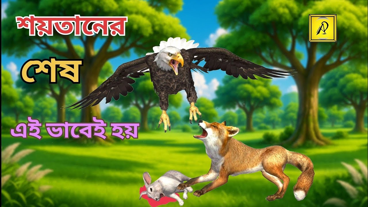 শয়তানের শেষ এই ভাবেই হয়।। Animal cartoon story. 