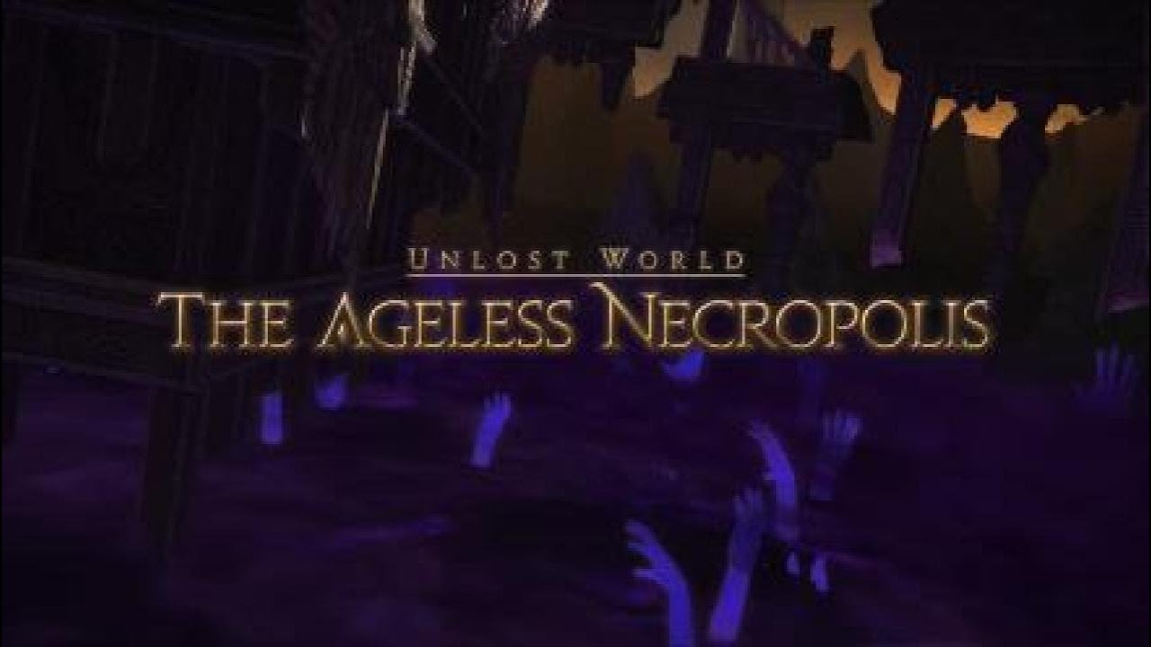 FFXIV | DawnTrail- The Ageless Necropolis LvL 100 Trail {Whm POV} {Cinematic Cutscene}