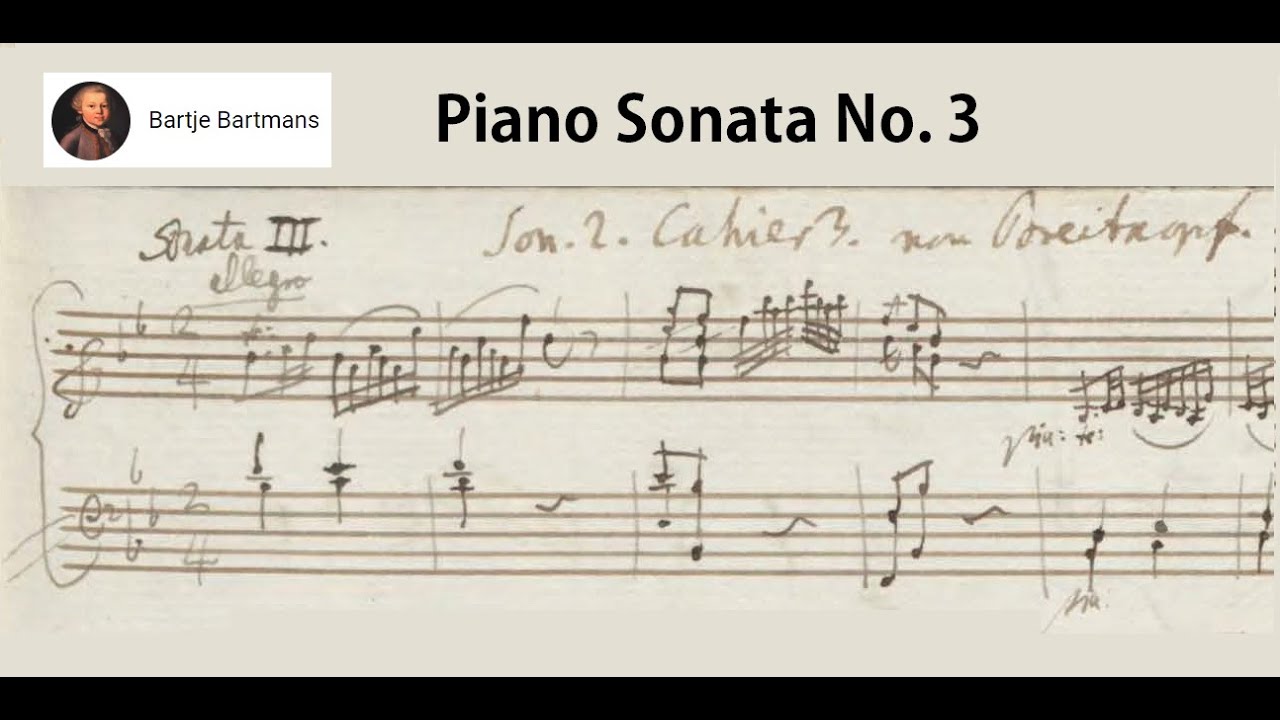 Mozart - Piano Sonata No. 3,  K.281 (1775) [Ingrid Haebler]