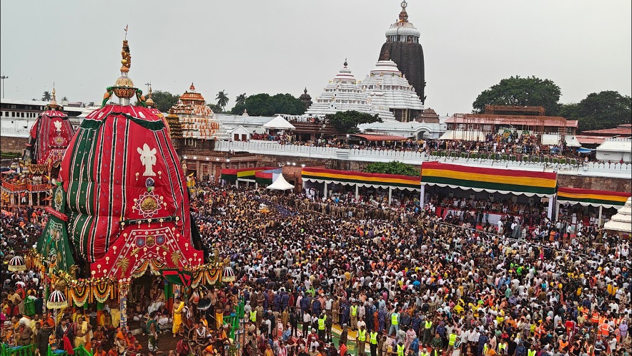 India: Two die, 100 above injured as crowd surges during Rath Yatra in rain-hit Puri, Orisha