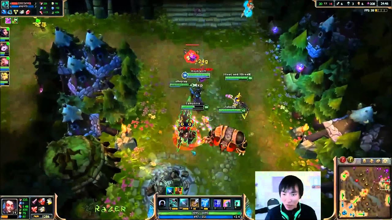 Doublelift - Vayne vs Graves Bot (Diamond 1)