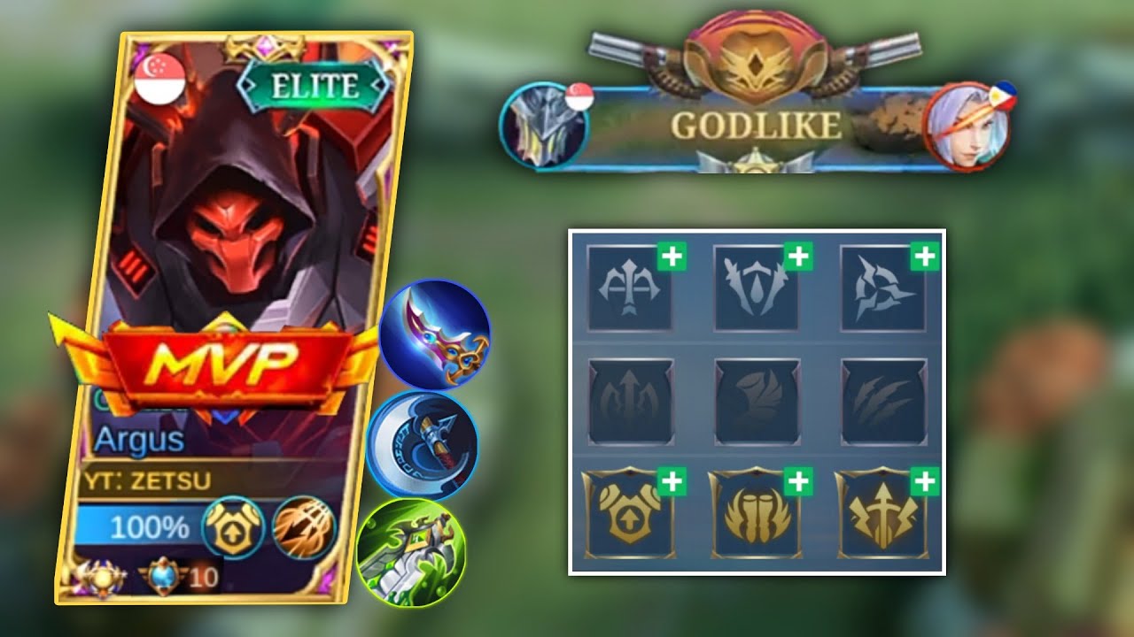 INSANE DAMAGE!!! ARGUS MARKSMAN EMBLEM IS BACK | ARGUS BRUTAL DAMAGE BUILD | MOBILE LEGENDS