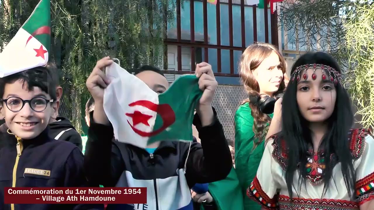 commémoration 01 novembre 54  au village Ath hemdoun
