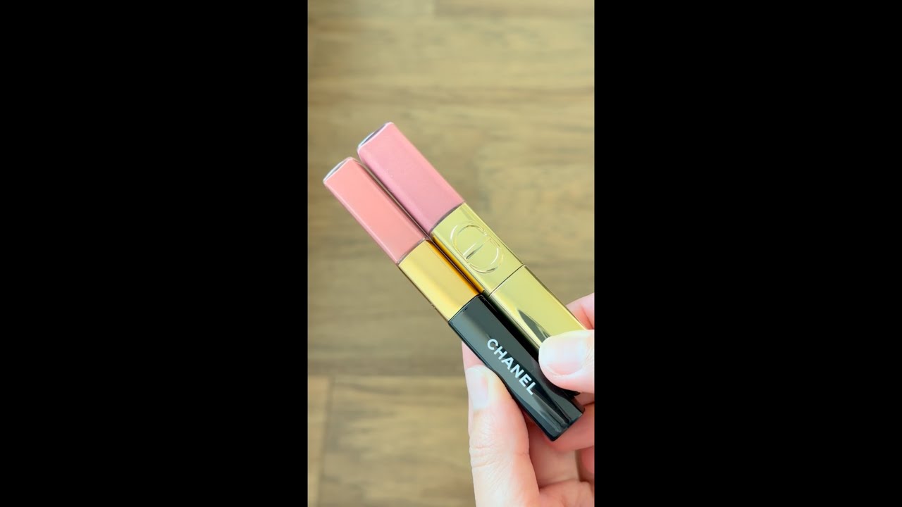 NEW DIOR Holiday 2025 Rouge Dior Sequin Liquid Lip Duo vs CHANEL Ultra Tenue | Swatches, Wear Test