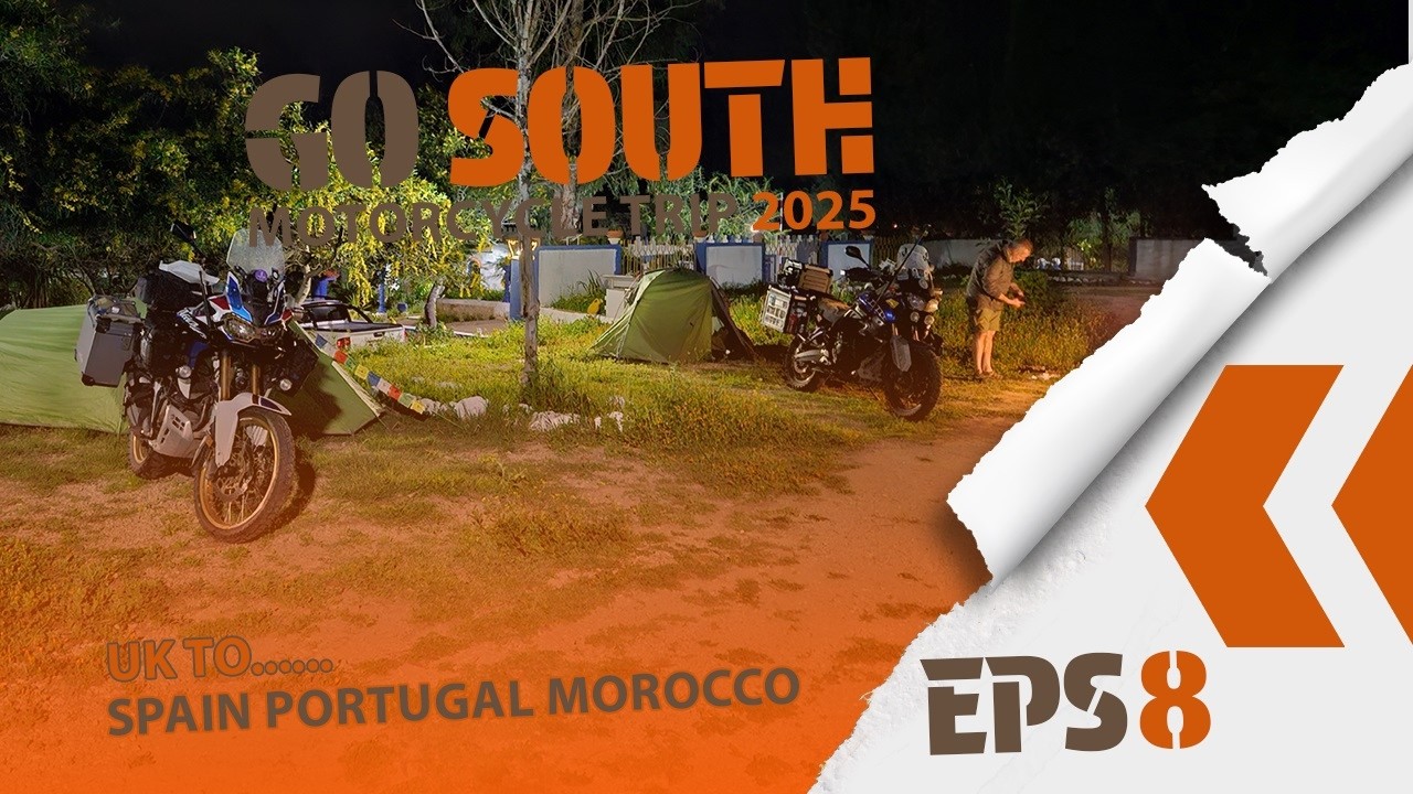 Eps 08 Go South 2025 - Leaving Chefchaouen, heading deeper south to Merzouga. Morocco by motorcycle.