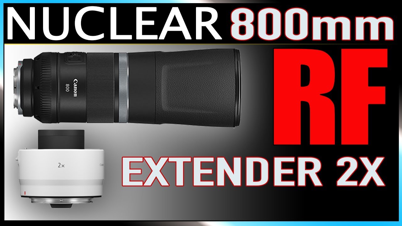 Canon 800 mm RF lens and 2X RF Extender First Look and sample video.