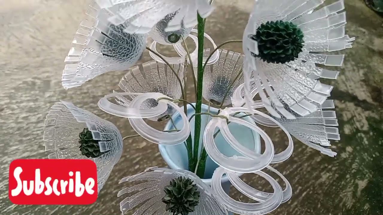 Ide Kreatif Membuat Bunga dari Cup Jelly Bekas