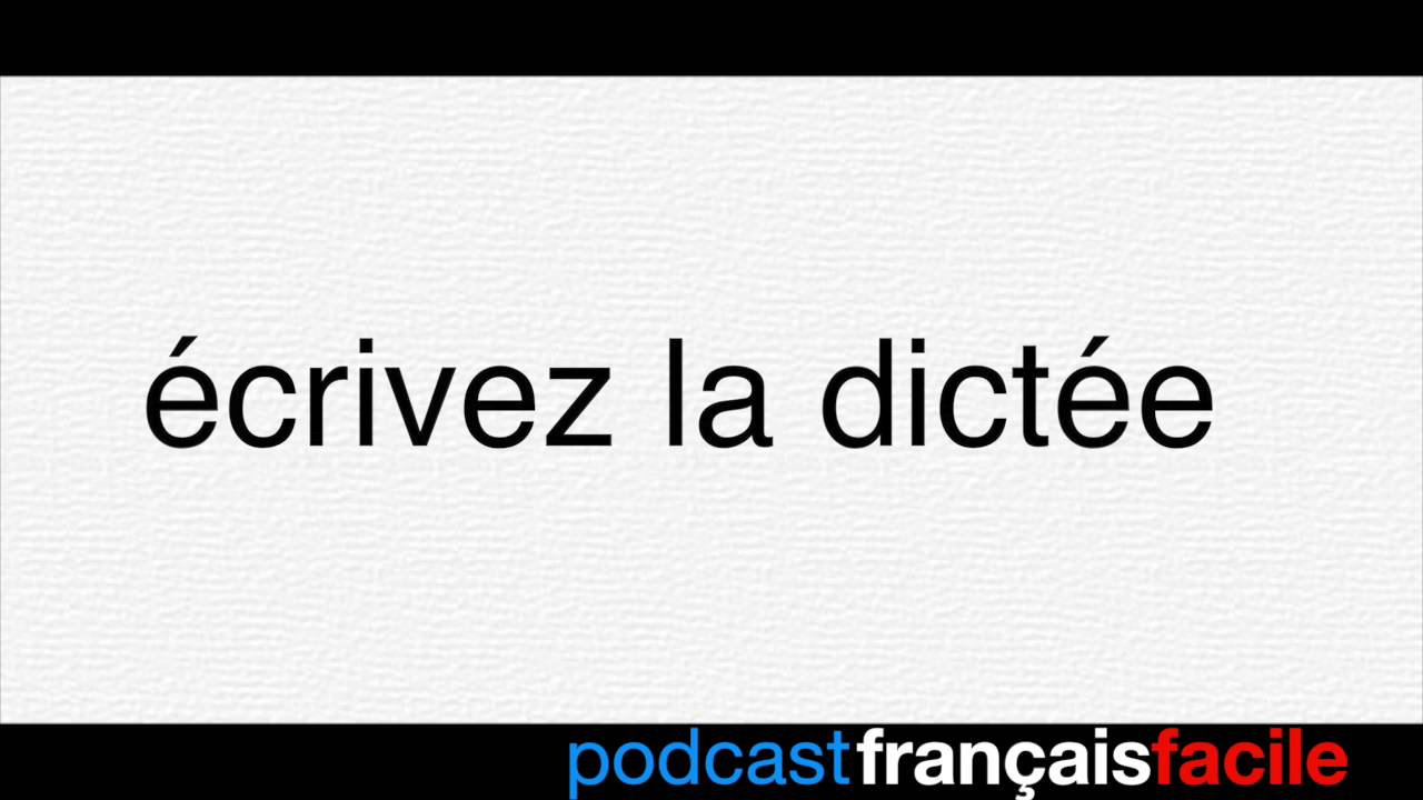 Apprendre le français   dictée   la quantité