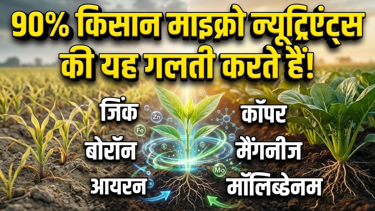 फल फटना, फूल झड़ना और पीलापन: इन 3 सूक्ष्म तत्वों (Micronutrients) में छुपा है आपकी बंपर पैदावार |