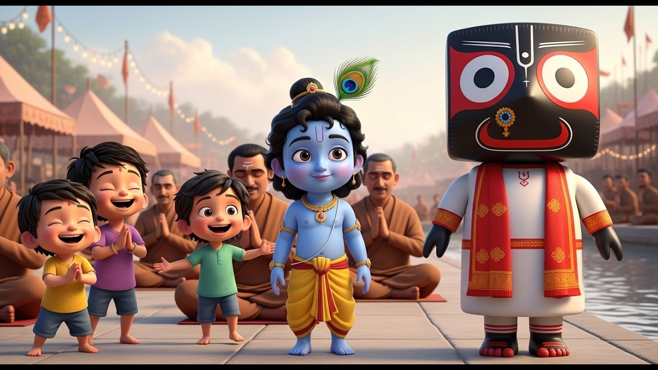 Krishna and jagganath ji at village fair| krishna jaaganath ji story