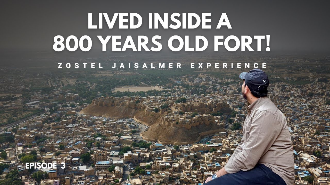 Я жил внутри крепости, которой 800 лет! 🏰 Zostel Jaisalmer Experience (Эпизод 3)