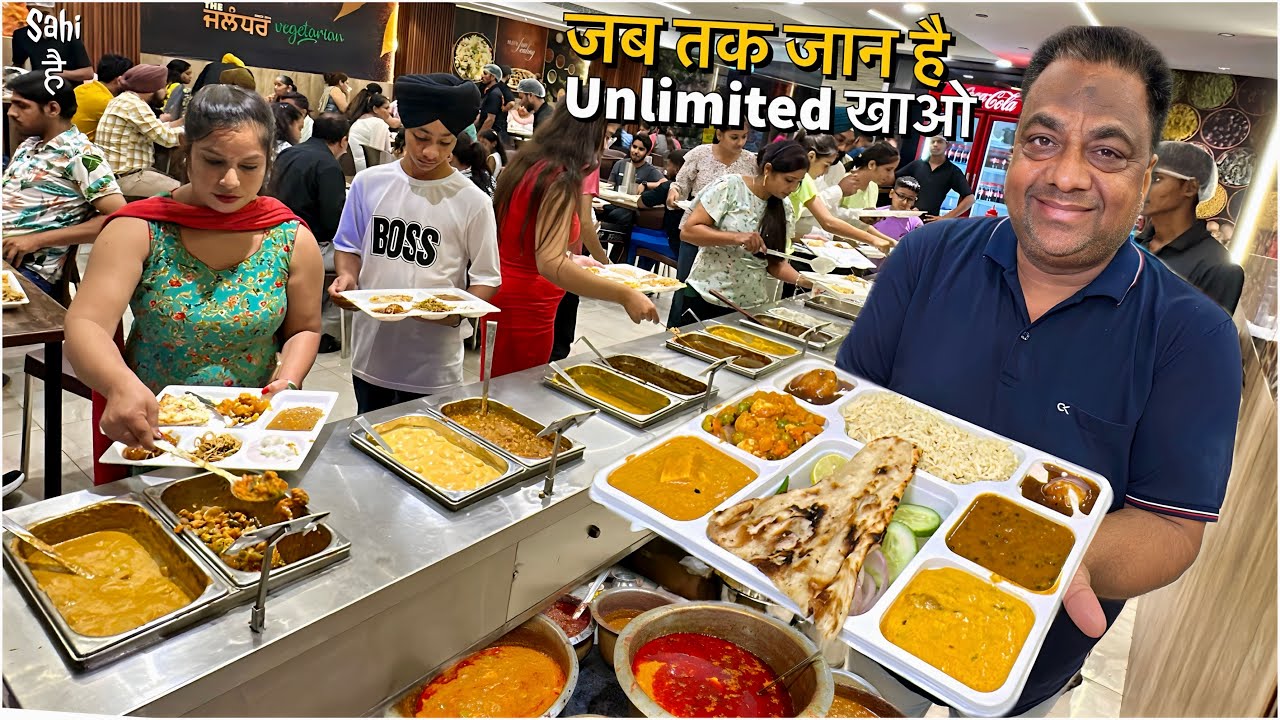 Unlimited Food Buffet at Rs 169/- 😍 Street Food India | 25+ Spl Items