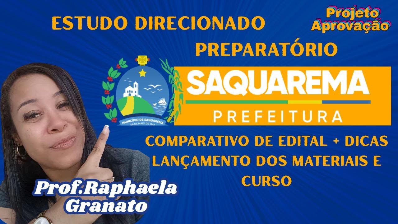 Estudo direcionado: CURSO PROJETO APROVAÇÃO