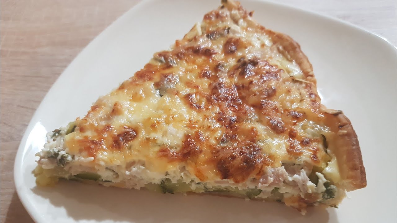 MA RECETTE DE QUICHE AUX COURGETTES ET AU THON