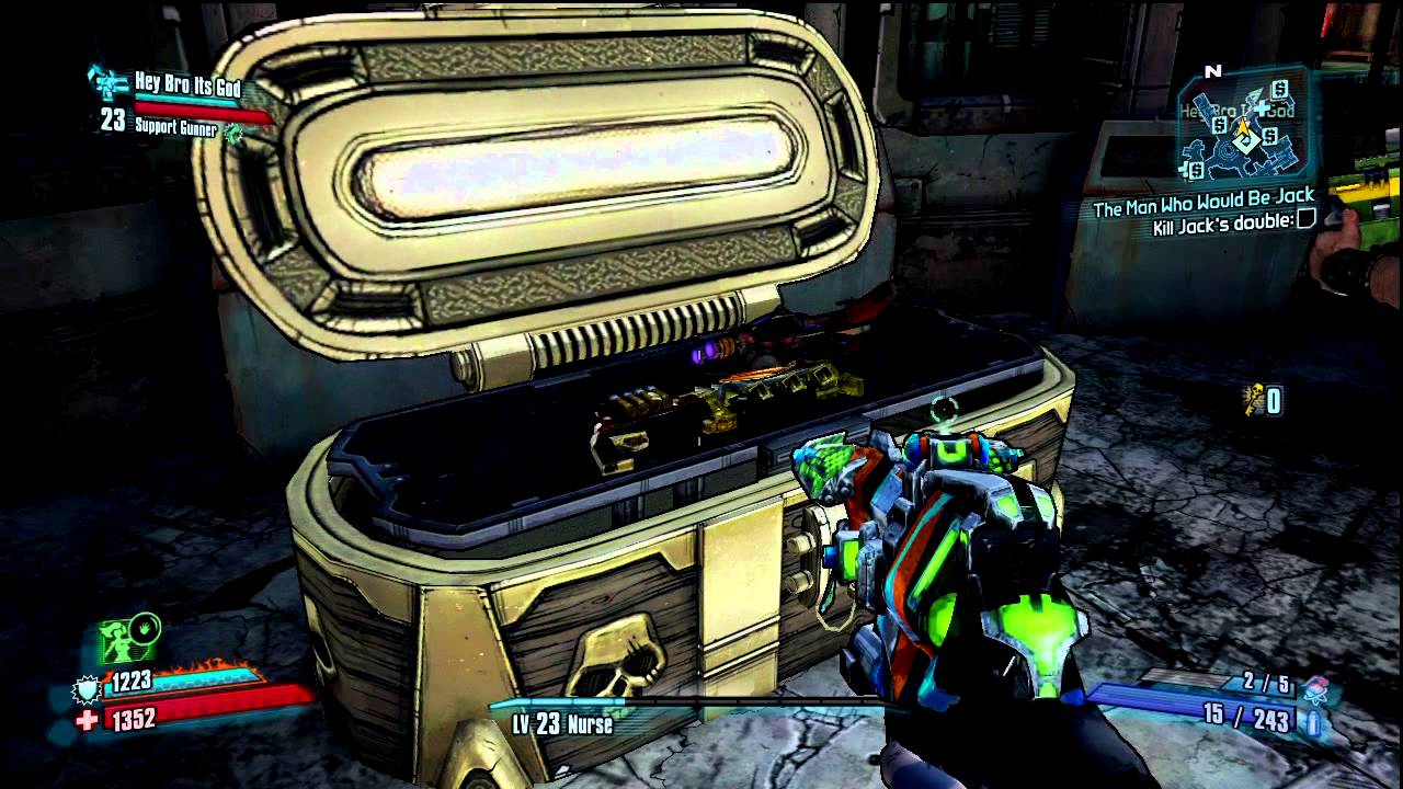 I think we broke the game...(Borderlands 2 LOOT!!!!!)