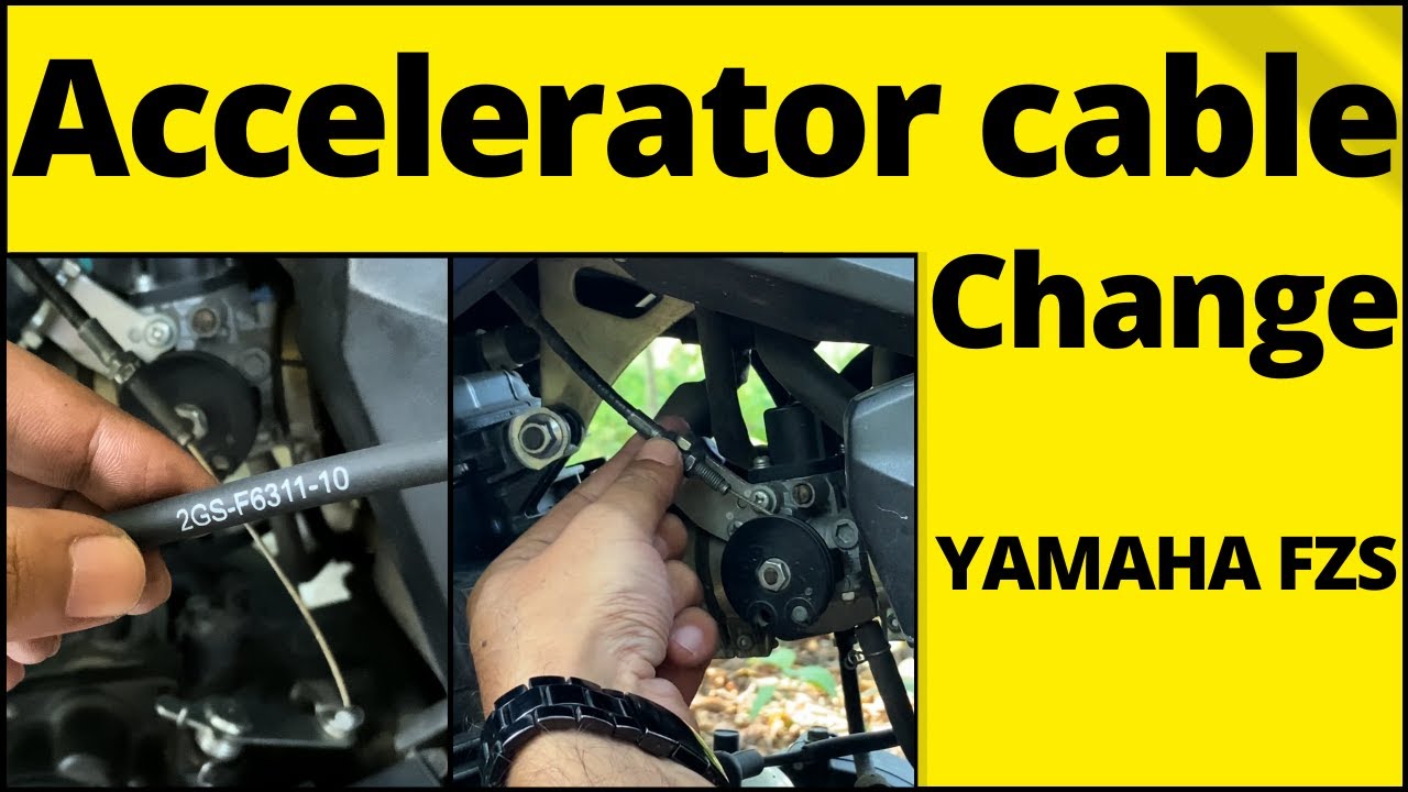 Yamaha FZ accelerator cable replacement | Yamaha FZ throttle cable | FZ accelerator cable price