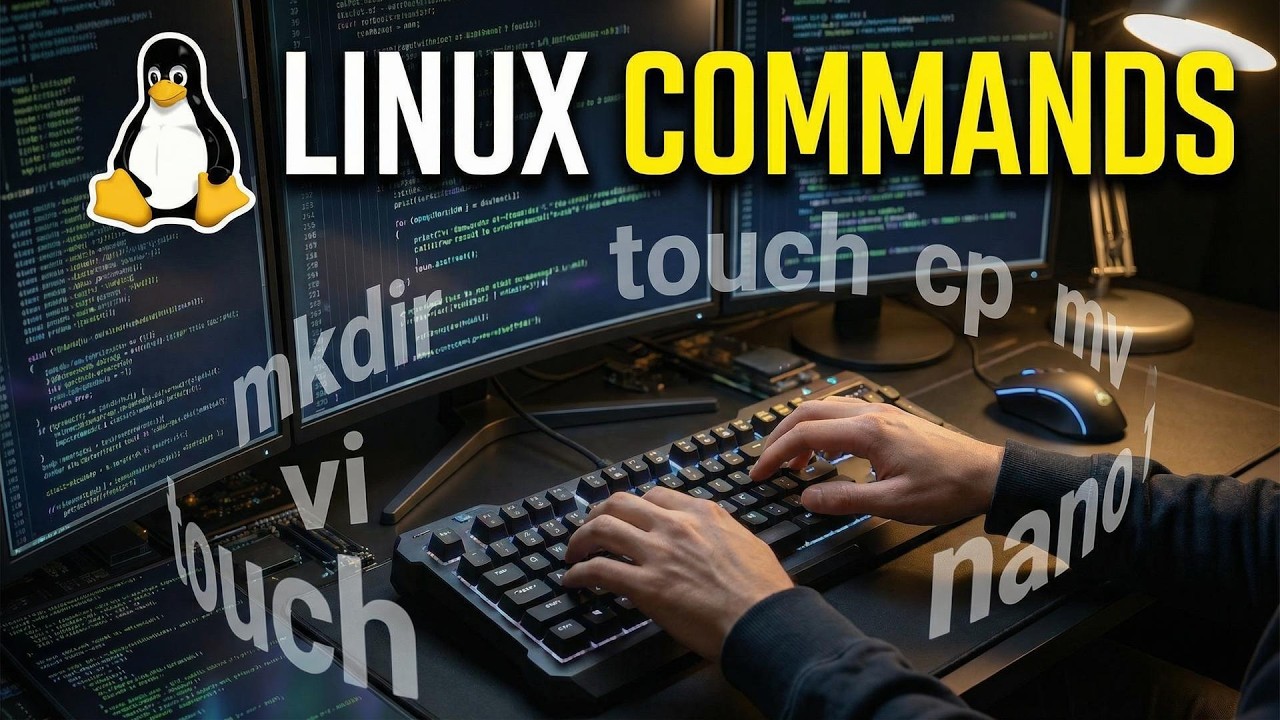 Linux File Management Commands Explained | touch, mkdir, cp, mv, rm, vi, nano