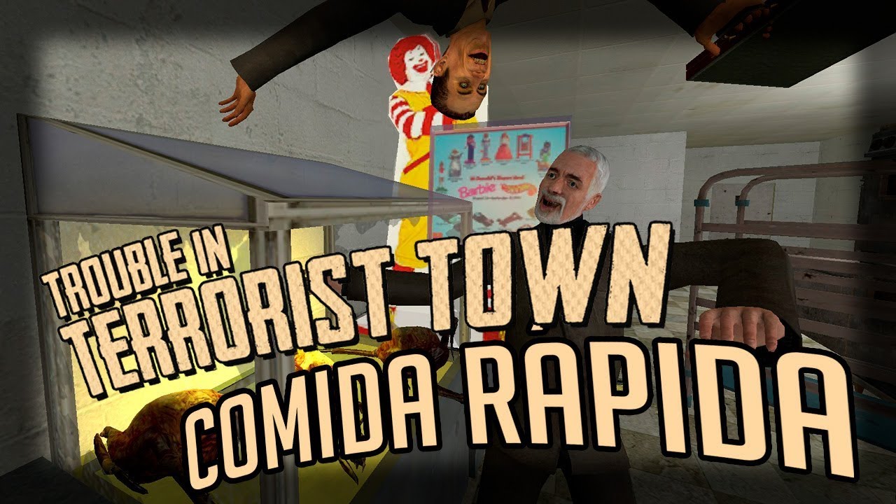COMIDA RAPIDA | Garry's Mod TTT c/ None, Eruby, Cotrof y Obol