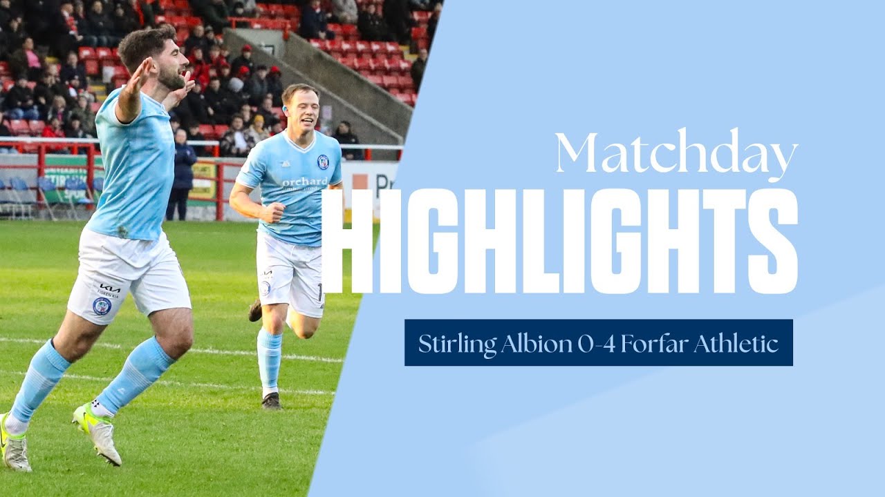15-11-2025 Stirling Albion vs Forfar Athletic