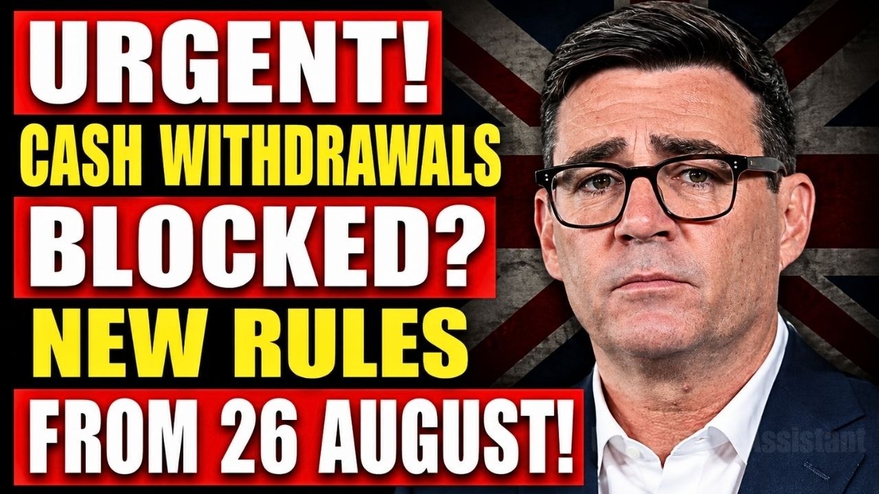 ⚡️15 MIN AGO! URGENT: New Cash Withdrawal Rules from 26 August 2026 &ndash; Seniors 60+ Shocked!