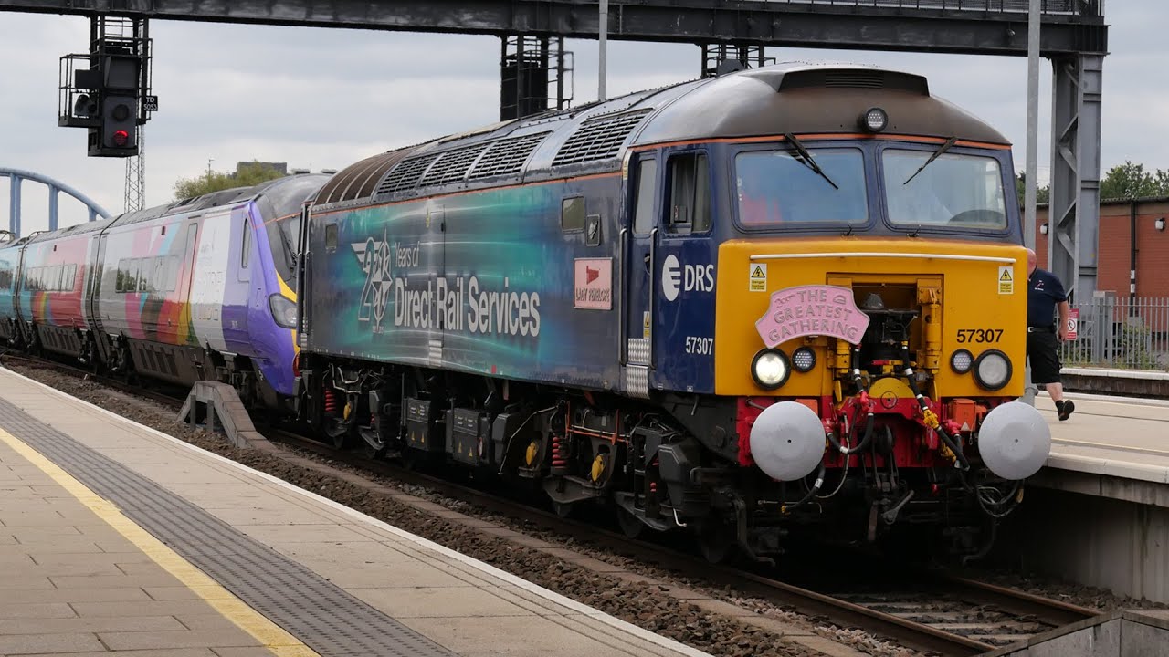 Railway Scene - Derby Station before The Greatest Gathering