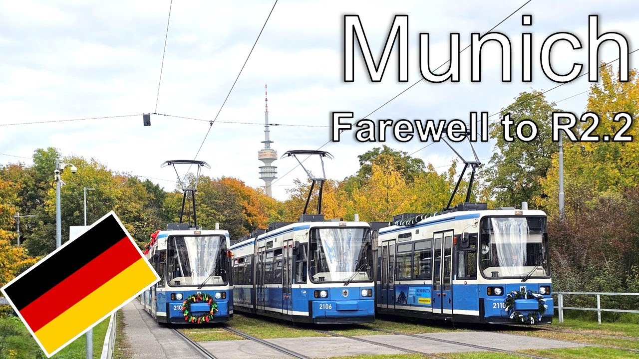 Munich - Farewell to the original R2 2 trams