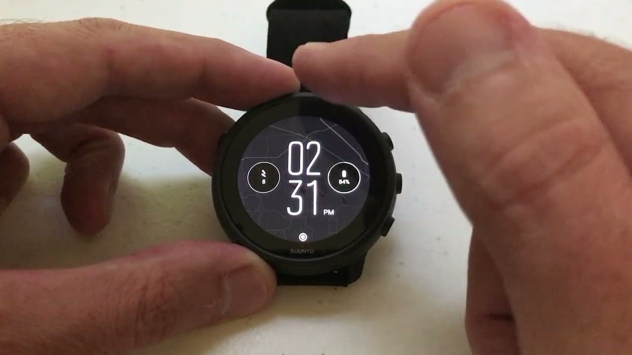 Adjust Screen Display Timeout Time - Suunto 7 Smart Watch (Google Wear OS)