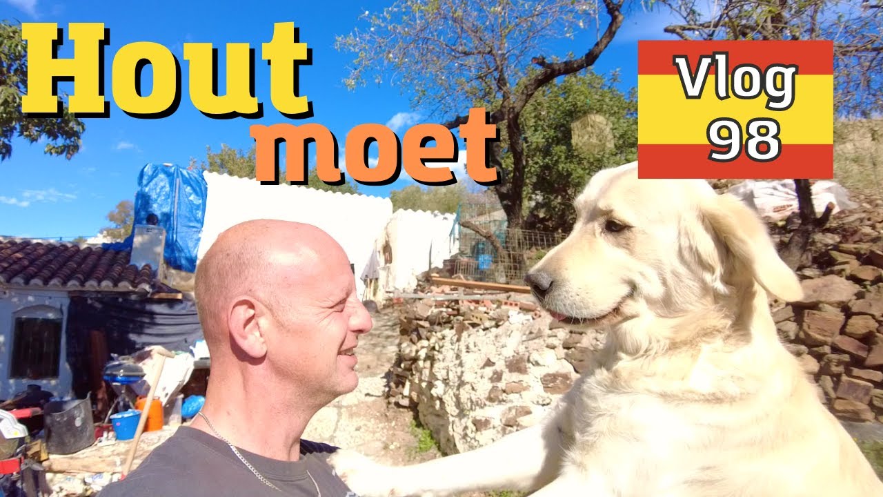 HOUT MOET! | KEUKENBLAD VOEGEN VAN ONZE FINCA | BRANDHOUT UIT ONZE EIGEN BOOMGAARD | IN SPANJE #98