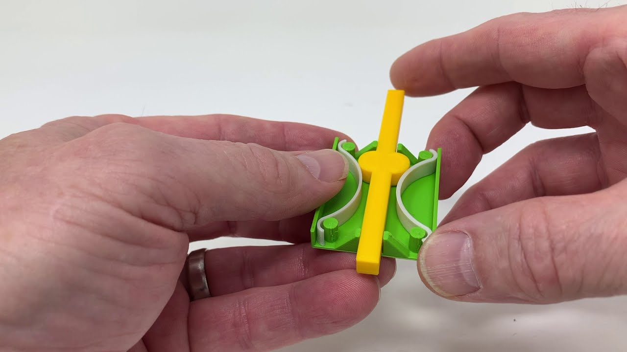 A 100% 3D Printed Linear Snap Action Mechanism.