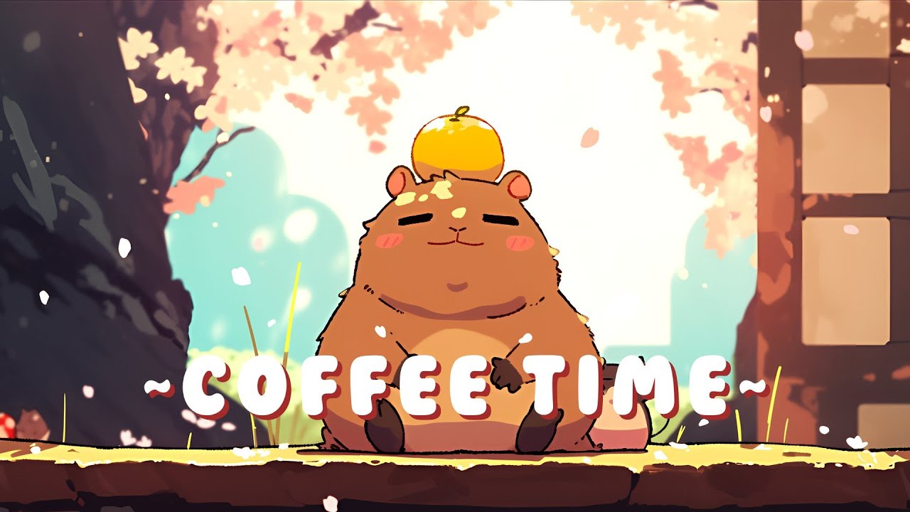 [60 Minutes] Capybara Study Beats | Calm Music for Focus & Study 🦫 📝